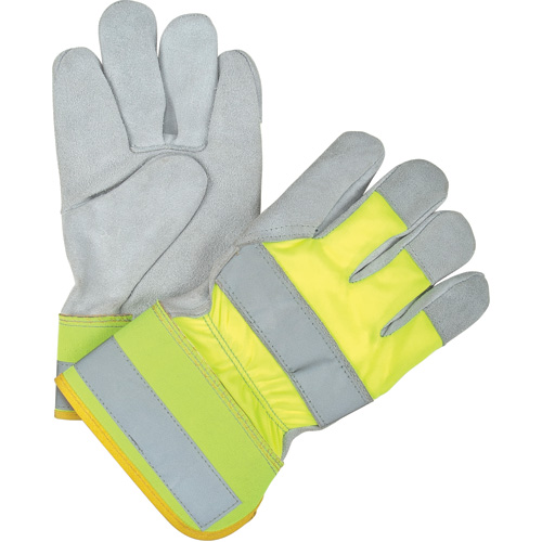 Premium Quality Hi-Viz Split Cowhide Fitters Gloves