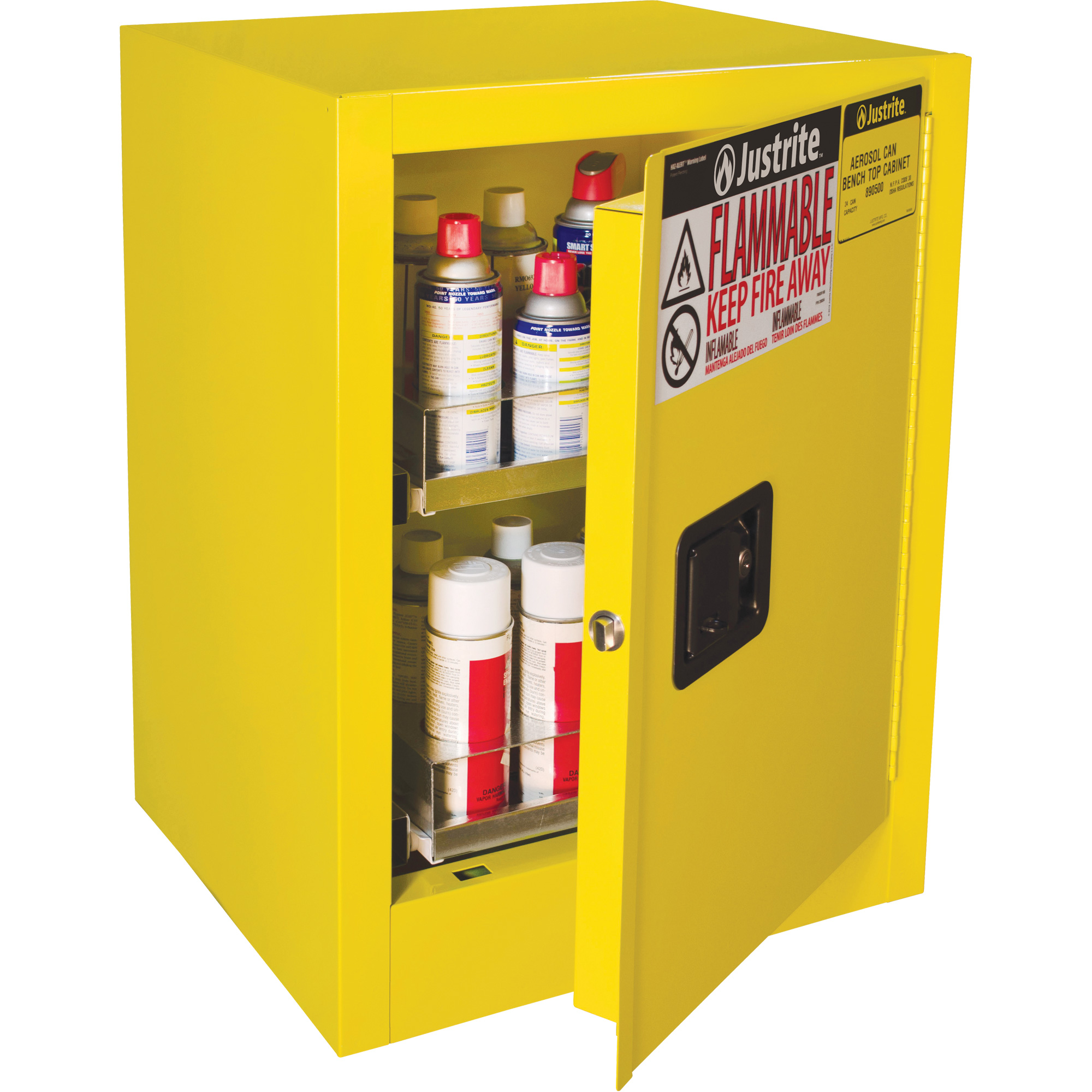 Sure-Grip® EX Aerosol Can Benchtop Cabinets