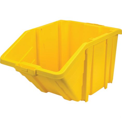 Jumbo Plastic Containers - Colour: Yellow - Case/Qty: 2