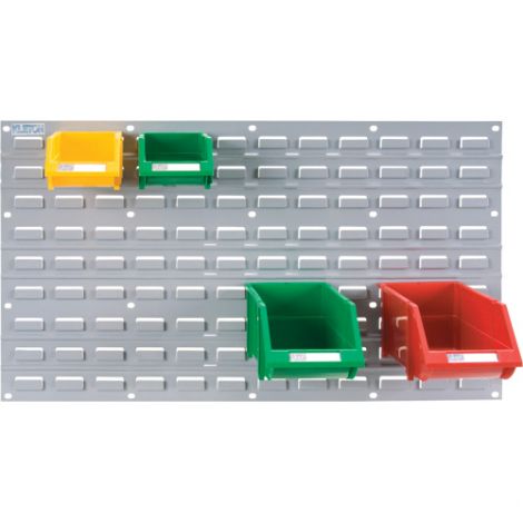 Metal Bin Support Racks - Panel Size: 36"W x 19"H - Case/Qty: 3