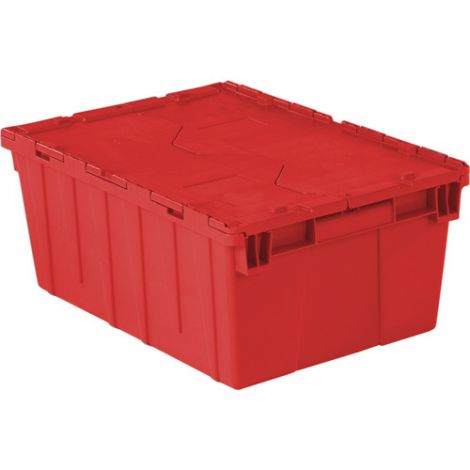 Flipak Polyethylene Plastic (PE) Distribution Container - Outside Dimensions: 21.9"L x 15.2"W - Case/Qty: 4 