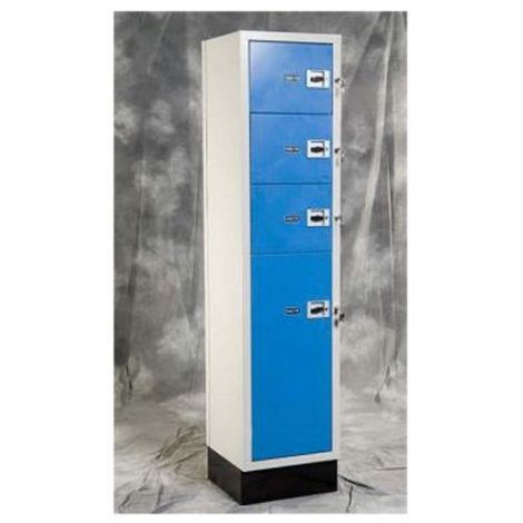 Heavy Duty Evidence Locker - Four Door - 18 x 18 x 72