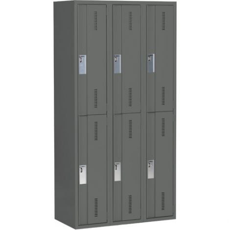 All-Welded Concorde ™ - Heavy-Duty Lockers - Bank of: 3 - Ships Free