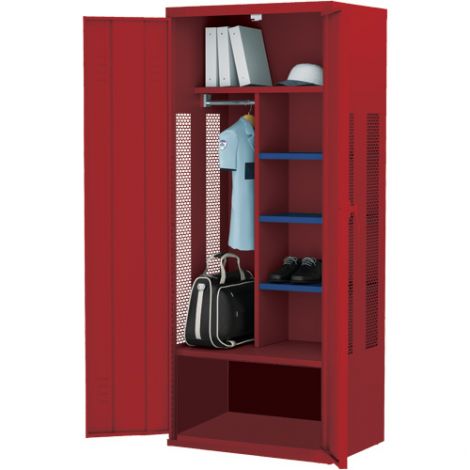 All-Welded Deluxe Gear Locker - Base Model - Colour: Red - Ships Free