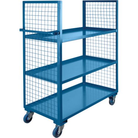 Wire Mesh Utility Cart - 30"W x 48"L