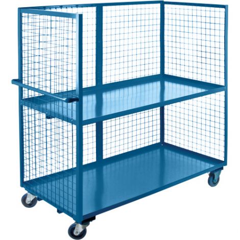 Wire Mesh Utility Carts - 30"W  x 60"L