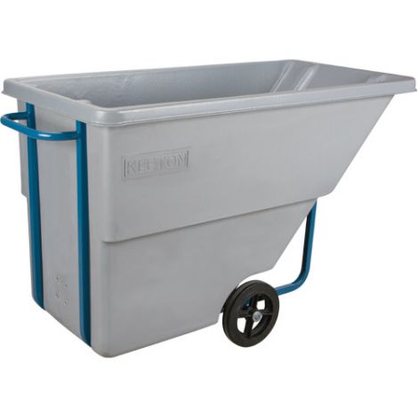 Kleton® Polyethylene Tilt Trucks - Volume Capacity: 5/8 cu.yd. - Durability: Standard Duty