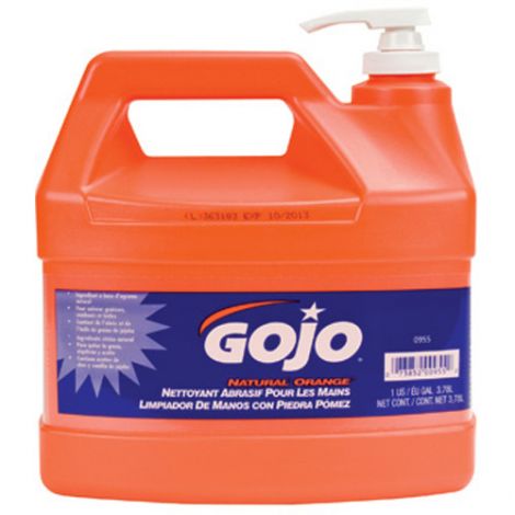 GOJO® Natural Orange™ Pumice Hand Cleaner - Type: Cream - Container Size: 3785.41 ml - Container Type: Jug - Qty/Case: 8 