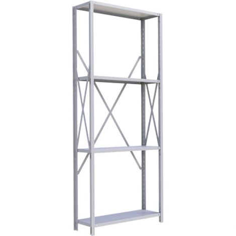 Boltless Shelving Unit - Dimensions : 36"W x 18"D x 88"H - No. of Shelves: 4 - Kit Type: Starter Unit