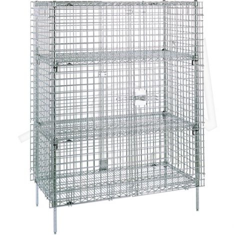 Security Carts, 4 Tiers, 38-1/2"W x 66-13/16"H x 21-1/2"D