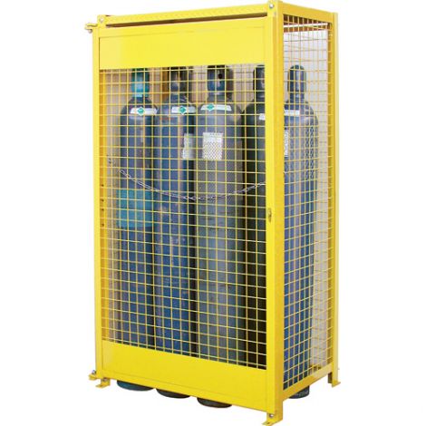 Gas Cylinder Cabinets - Dimensions: 44"W x 30"D x 74"H - Holds: Oxygen Gas (9" Diameter Cylinders)