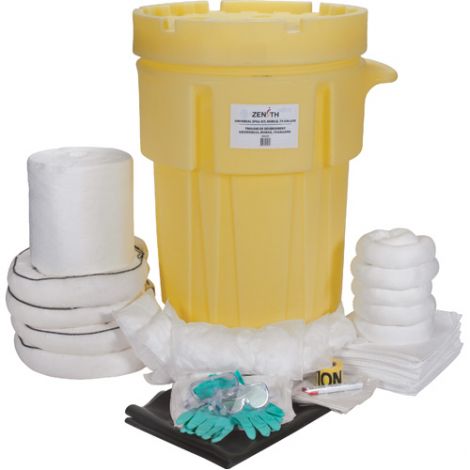 95-Gallon Industrial Mobile Spill Kits - Spill Type: Oil Only