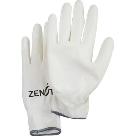 Lightweight Polyurethane Palm Coated Gloves - Size: 2X-Large (11) - Colour: White - Case/Qty: 120 Pairs