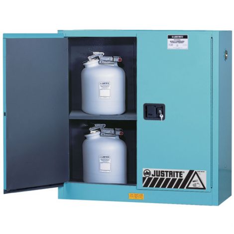 ChemCor® Lined Acid/Corrosive Storage Cabinets - Capacity: 30 gal.- Width: 43" - Depth: 18" - Height: 44"