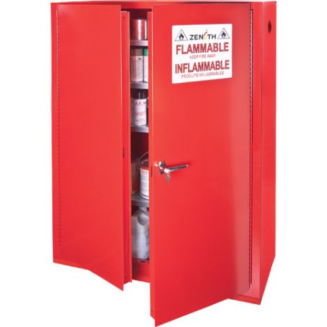 Paint/Ink Cabinet - Capacity: 60 gal. - Door Type: Manual