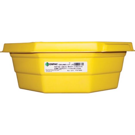 Drums-up Jr.™ Trays  - Length: 22.75" - Height: 7.5" - Spill Capacity: 7.5 US gal.