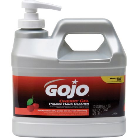 Gojo® Cherry Gel® Pumice Hand Cleaner - Type: Pumice - Container Size: 2000 ml - Container Type: Pump Bottle - Qty/Case: 8 