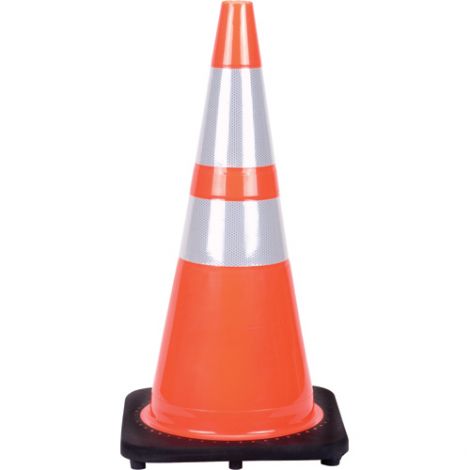 Premium Traffic Cones w/Reflective Collars - Height: 28"  - Case/Qty: 4