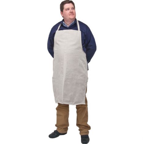 Apron, Cotton, 36" L x 29" W, Natural - Case/Qty: 25