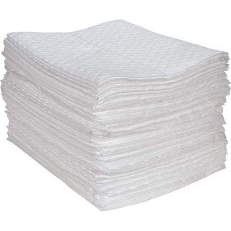 Fine Fibre Sorbent Pads - Heavy Weight - Absorbency/Pkg.: 30 Gallons