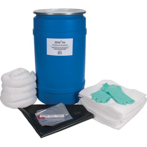 30-Gallon Shop Spill Kits - Spill Type: Oil Only 