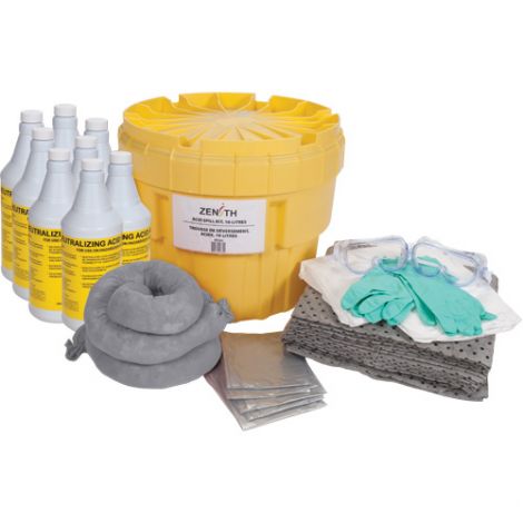 20-Gallon Acid Spill Kits - Spill Type: Acid 