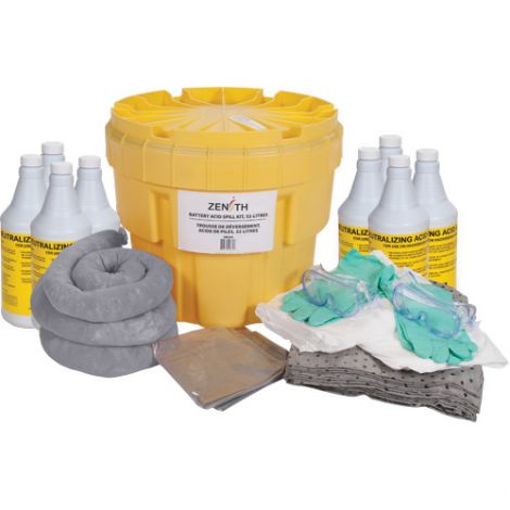 20-Gallon Battery Acid Spill Kits - Spill Type: Battery Acid