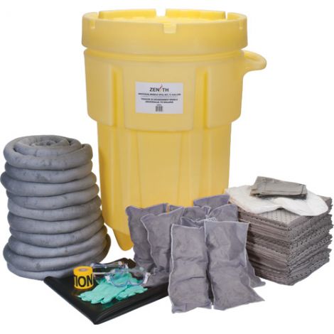 95-Gallon Shop Mobile Spill Kits - - Spill Type: Universal 