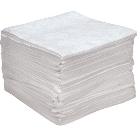 Anti Static Sorbent Pads - Spill Type: Oil Only - Absorbency/Pkg.: 25 gal.