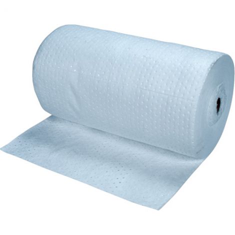 Blue Bonded Sorbent Rolls - Spill Type: Oil Only - Weight: - Heavy - Absorbency/Pkg.: 50 Gallons