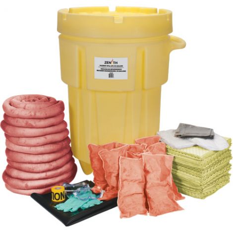 95-Gallon Shop Mobile Spill Kits - Spill Type: Hazmat 