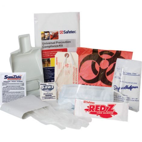 Precaution Bloodborne Pathogen Spill Kit - Spill Type: Universal - Case/Qty: 4