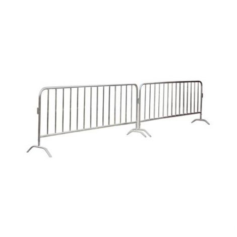 Portable Interlocking Barriers - Finish: Galvanized Finish