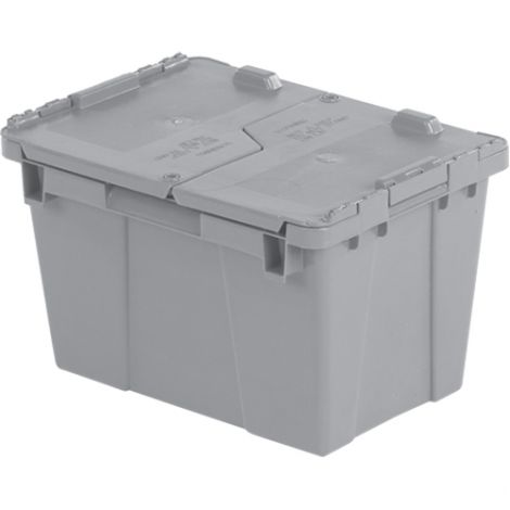 Flipak® Polyethylene Plastic (PE) Distribution Containers - Outside Dimensions Top: 15.2"L x 10.9"W - Case/Qty: 4