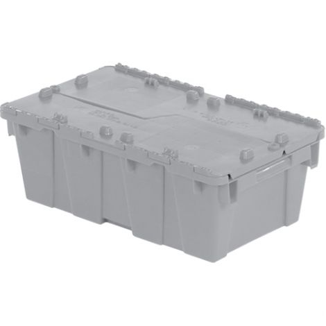 Flipak® Polyethylene Plastic (PE) Distribution Containers - Outside Dimensions Top: 19.7"L x 11.8"W - Case/Qty: 4