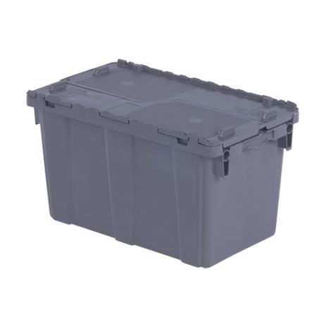 Flipak® Polyethylene Plastic (PE) Distribution Containers - Outside Dimensions Top: 22.3"L x 13.0"W - Case/Qty: 3