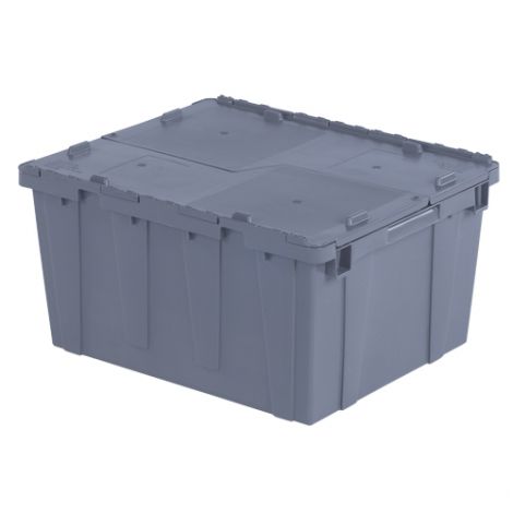 Flipak® Polyethylene Plastic (PE) Distribution Containers -  Outside Dimensions Top: 23.9"L x 19.6"W - CaseQty: 2