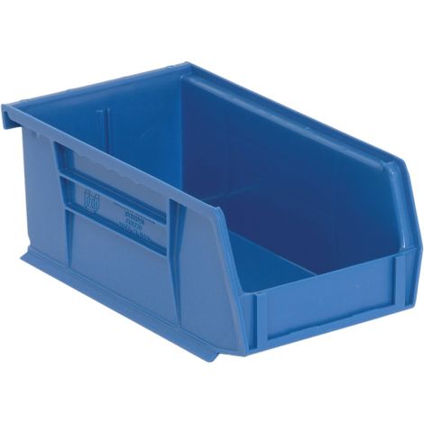 Ultra Stack & Hang Bin, 4-1/8"W x 3"H x 7-3/*"D, Blue, Case/Qty: 48