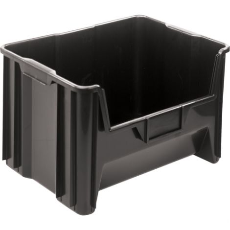 Giant Stacking Containers - Outside Width: 19-7/8" - Outside Depth: 15-1/4" - Case/Qty: 4