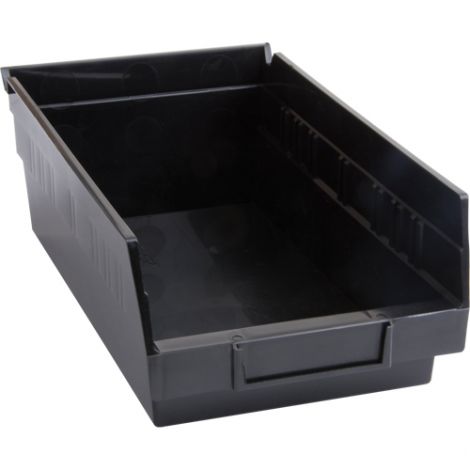 Recycled Shelf Bins - Outside Width: 6-5/8" - Outside Depth: 11-5/8" - Outside Height: 4" - Case/Qty: 36