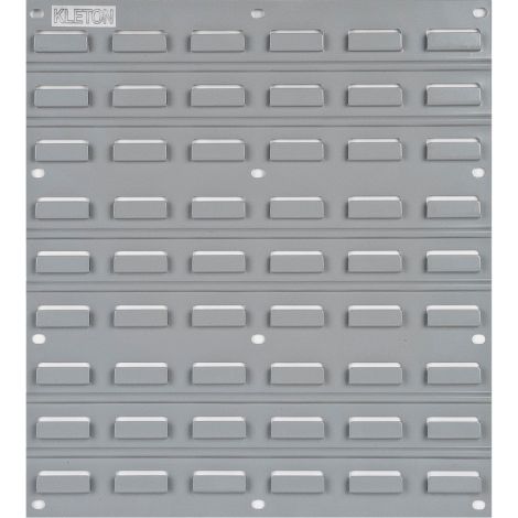 Metal Louvered Panel Bin Support Rack, 16 Bins, 18"W x 1/8"D x 19"H, Case/Qty: 4
