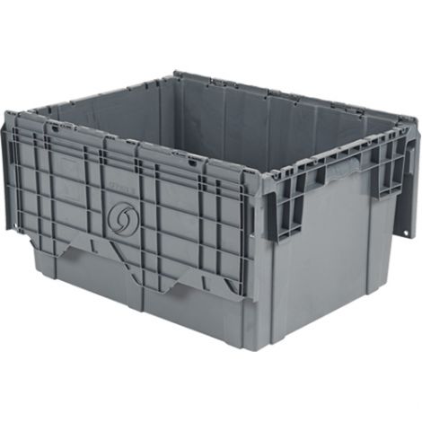 Flipak® Polyethylene Plastic (PE) Distribution Containers - Outside Dimensions Top: 39.0"L x 14.0"W 