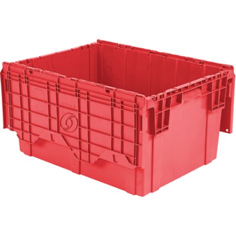 Flipak Polyethylene Plastic (PE) Distribution Container - Outside Dimensions Top: 23.9"L x 19.6"W - Case/Qty: 2