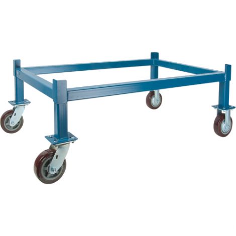 Drum Stacking Rack Dollies - Wheel Type:  6" Polyurethane Wheels