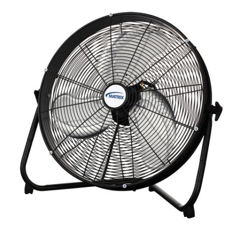 High Velocity Floor Fan, 3 Speeds, 20" Diameter