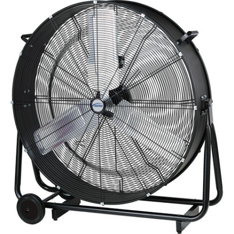 Light Industrial Direct-Drive Slim Drum Fan, 2 Speed, 30" Diameter