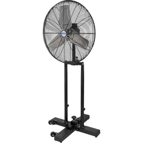 Foldable Pedestal Fan, Industrial, 2 Speed, 24" Diameter