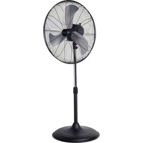 Oscillating Pedestal Fan, Industrial, 3 Speed, 22" Diameter