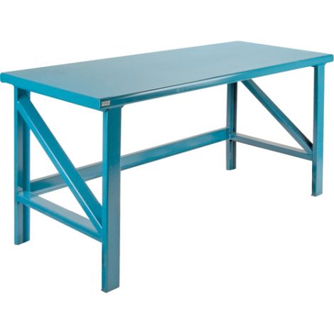 Extra Heavy-Duty Workbenches, All-Welded, Static, 72"W x 30"D x 34"H, Capacity 5000 LBS.