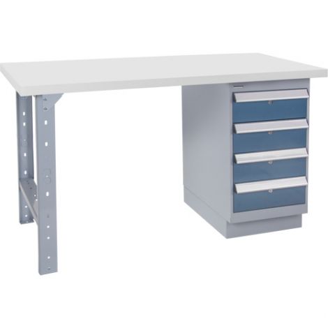 Pre-designed Workbench - Capacity: 2500 lbs. - Configuration: Drawers - Height: 34" - Width: 60"